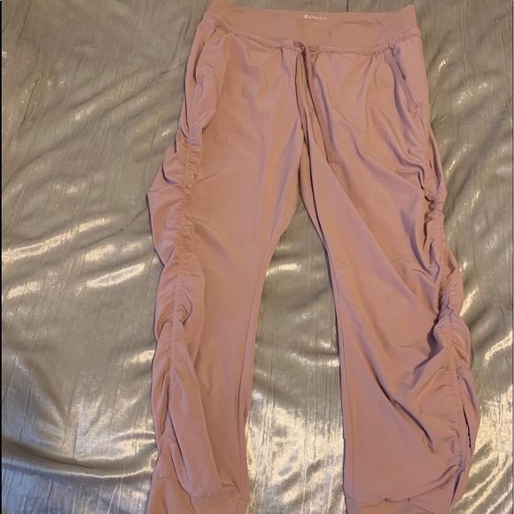 Athleta Pants - Athleta Mauve Tie Front Jogger